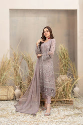 D-9981 | 3PC Semi-Stitched Arushi Collection By Tawakkal Fabrics